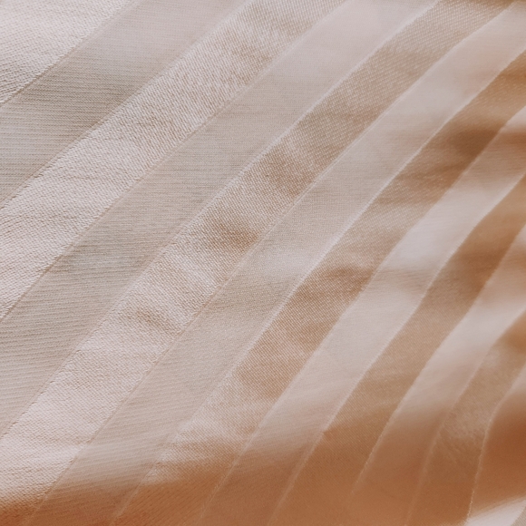 Sandro Semi Sheer Diagonal Striped Sleeveless Dress Keyhole Back Women's Size 2 - Picture 7 of 10